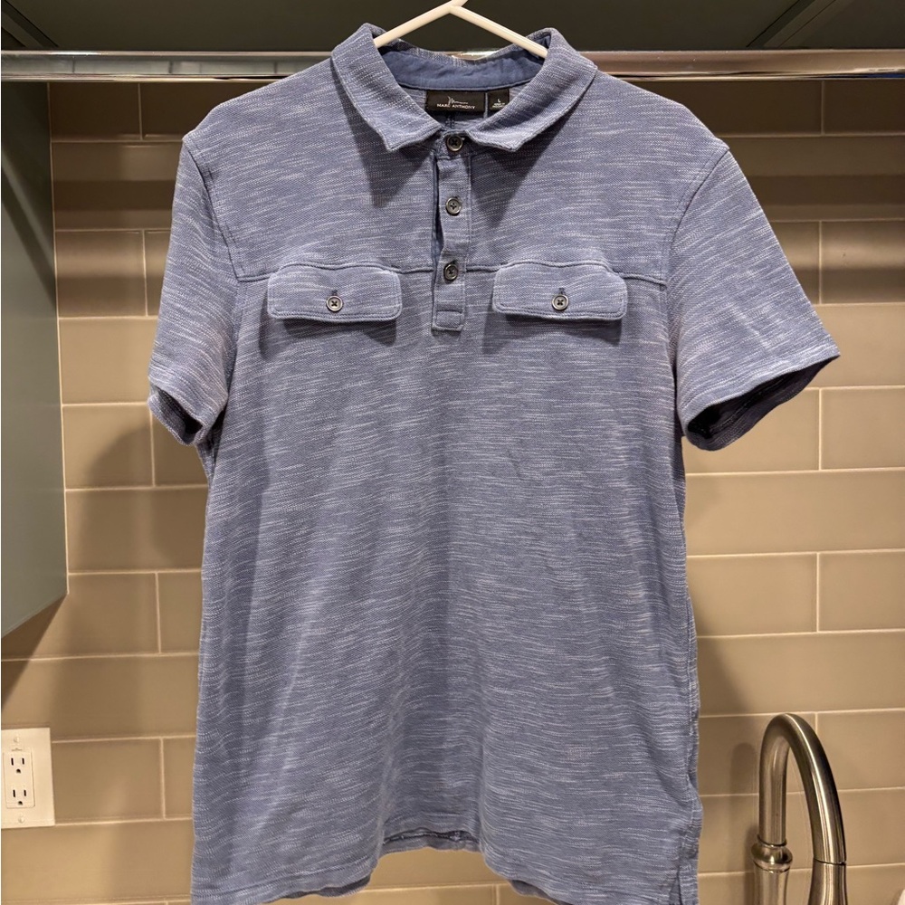 Marc Anthony Slim Fitting Polo Shirt Size L